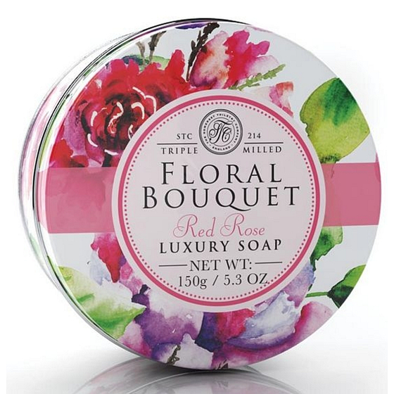 Somerset Toiletry Růže toaletní mýdlo v plechu 150 g