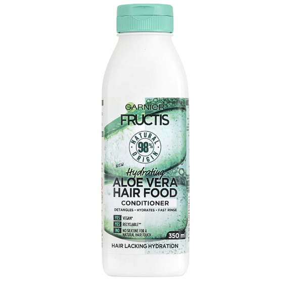 Garnier Fructis Hydrating Aloe Vera Hair Food hydratační kondicionér pro normální a suché vlasy 350 ml