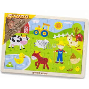 CubicFun puzzle Wood farma 24 kusů 3+let