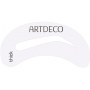 Artdeco Eyebrow Stencils with Brush šablony na obočí se štětečkem 5 kusů