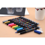 Posca Univerzální akrylátový popisovač 8 mm Stříbrná PCF-350