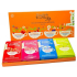 English Tea Shop Bio Oranžové vánoce Kořeněné červené ovoce + Citronová tráva, zázvor a citrusy + Bílý čaj, bezový květ a borůvka + Super ovocný čaj 60 kusů pyramidek čaje, 120 g