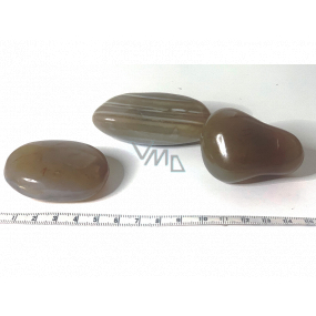 Achát Botswana šedý Tromlovaný přírodní kámen 40 - 100 g, 1 kus, přináší do života úspěch