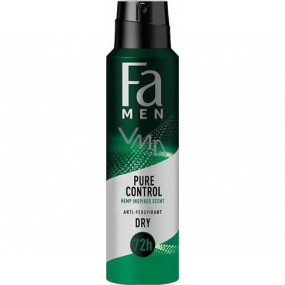 Fa Men Pure Control Hemp Inspired Scent 72h antiperspirant deodorant sprej pro muže 150 ml