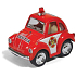 EP Line Volkswagen Little Beetle autíčko na natahování Hasiči 5 x 3 x 3 cm