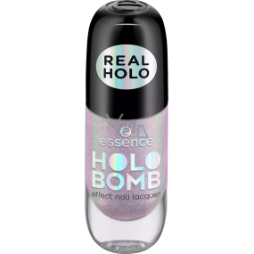 Essence Holo Bomb lak na nehty s holografickým efektem 05 Holo Me Tight 8 ml