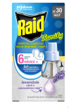 Raid Family Levandule elektrický odpařovač tekutý proti komárům náhradní náplň 30 nocí 21 ml
