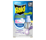 Raid Family Levandule elektrický odpařovač tekutý proti komárům náhradní náplň 30 nocí 21 ml
