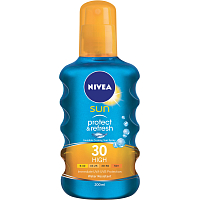 Nivea Sun Protect & refresh OF 30 neviditelný sprej na opalování, 200 ml