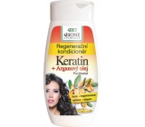 Bione Cosmetics Keratin & Arganový olej regenerační kondicionér na vlasy 260 ml