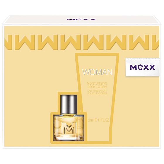 Mexx Woman toaletní voda 20 ml + tělové mléko 50 ml, dárková sada
