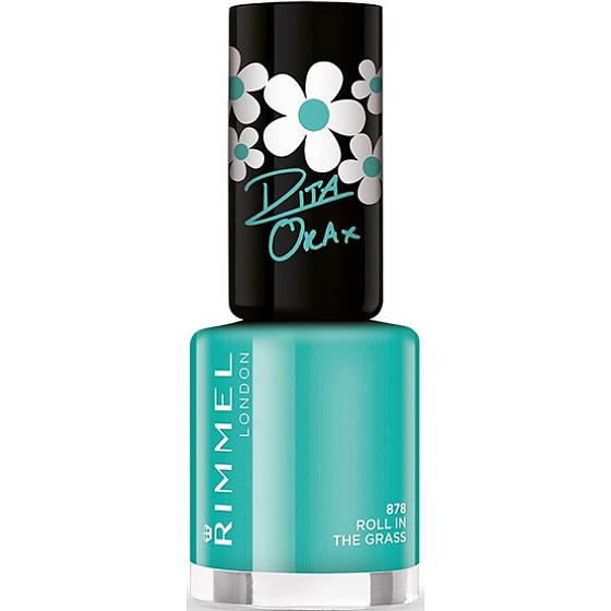 Rimmel London 60 Seconds Nail Polish by Rita Ora lak na nehty 878 Roll In The Grass 8 ml
