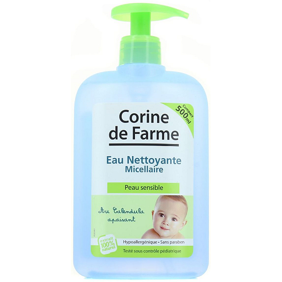 Corine de Farme Baby Agua Limpiadora Micelar micelární voda na obličej i tělo 500 ml