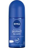 Nivea Protect & Care kuličkový antiperspirant roll-on pro ženy 50 ml