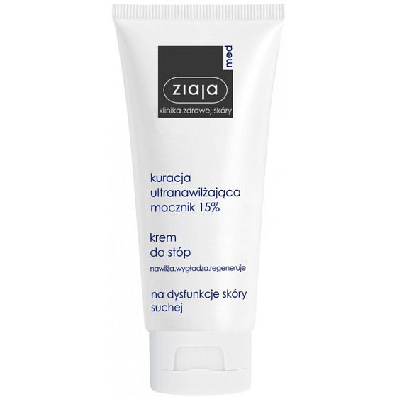 Ziaja Med Ultra-Moisturizing Urea 15% ultrahydratační regenerační krém na chodidla na zrohovatělou pokožku 100 ml