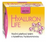 Bione Cosmetics Hyaluron Life s kyselinou hyaluronovou noční pleťový krém pro všechny typy pleti 51 ml