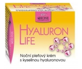 Bione Cosmetics Hyaluron Life s kyselinou hyaluronovou noční pleťový krém pro všechny typy pleti 51 ml