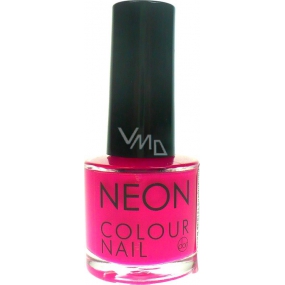 Dor Neon Colour Nail lak na umělé nehty N4 neonová růžová 9 ml