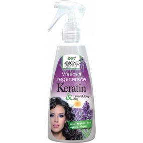 Bione Cosmetics Keratin & Levandule vlasová regenerace pro všechny typy vlasů 260 ml