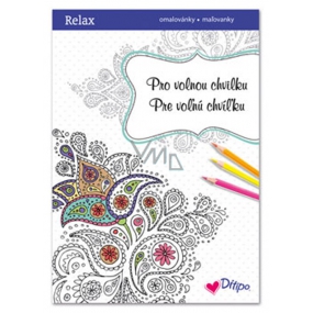 Ditipo Relax Pro volnou chvilku relaxační omalovánky s citáty 16 stran