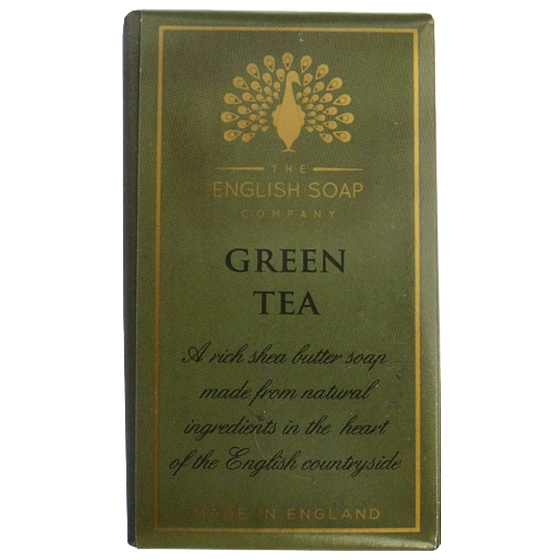 English Soap Zelený čaj přírodní parfémované mýdlo s bambuckým máslem 200g