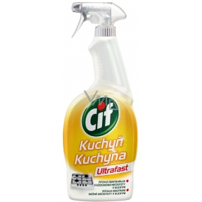 Cif Ultrafast Kuchyně čisticí prostředek na nečistoty v kuchyni 750 ml rozprašovač