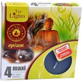 Tea Lights Opium vonné čajové svíčky Maxi 4 kusy
