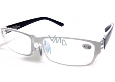 Berkeley Čtecí dioptrické brýle +1,5 plast bílé černé stranice 1 kus MC2062