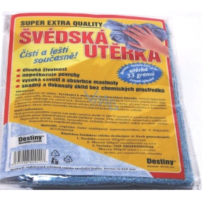 Destiny Švédská utěrka mikrovlákno 40 x 40 cm 33 g v 5 různých barvách 1 kus