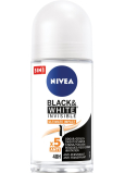 Nivea Black & White Invisible Ultimate Impact kuličkový antiperspirant deodorant roll-on pro ženy 50 ml