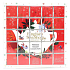 English Tea Shop Bio Adventní kalendář Puzzle červený 25 kusů bioodbouratelných pyramidek čaje, 13 příchutí, 48 g, dárková sada