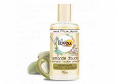 Lovea Bio Mandlový olej a vitamin A a E, zjemňující pleťový, tělový vlasový olej 50 ml