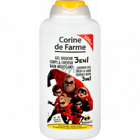 Corine de Farme Úžasňákovi 3v1 šampon + sprchový gel + pěna do koupele 500 ml