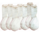 Balónky latexové nafukovací bílé 25 cm 100 kusů v sáčku