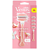 Gillette Venus ComfortGlide Spa Breeze holicí strojek se 3 břity + náhradní hlavice 4 kusy pro ženy