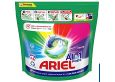 Ariel All-in-1 Pods Color gelové kapsle na barevné prádlo 44 kusů