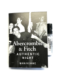 Abercrombie & Fitch Authentic Night Man toaletní voda pro muže 2 ml s rozprašovačem, vialka