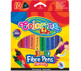 Colorino Jumbo fixy trojhranné 10 barev