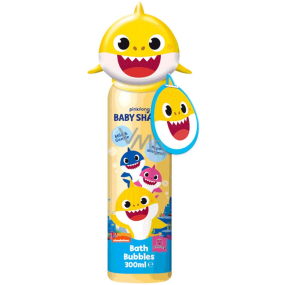 Pinkfong Baby Shark pěna do koupele + hračka žlutá 300 ml