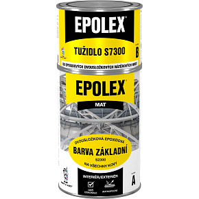 EPOLEX S2300 barva základní na kov, šedý mat + Epolex S7300 tužidlo, sada 1,18 kg EPOLEX S2300 barva základní na kov, šedý mat + Epolex S7300 tužidlo, sada 1,18 kg