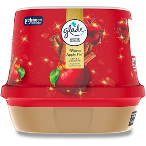 Glade Warm Apple Pie jablko a skořice gelový osvěžovač vzduchu 180 g