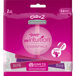 Wilkinson Sword Extra 2 Beauty jednorázová holítka MY Intuition Essential, 5 ks Wilkinson Sword Extra 2 Beauty jednorázová holítka MY Intuition Essential, 5 ks