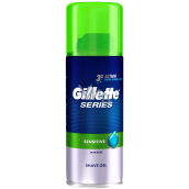 Gillette Series 3x Action Sensitive gel na holení pro muže 75 ml