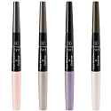 Dermacol Eye Shadow & Eye 2v1 oční stíny a tužka na oči 04 bílá, zelená 5 g