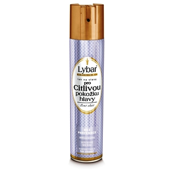 Lybar Citlivá pokožka silně tužící lak na vlasy 250 ml