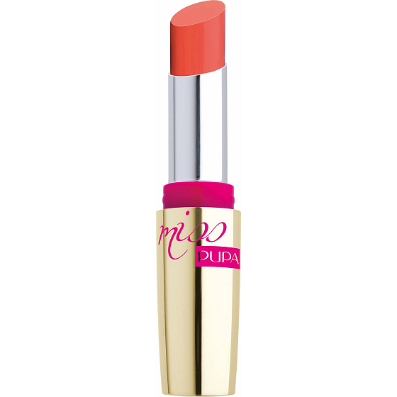 Pupa Dot Shock Miss Pupa Ultra Brilliant Lipstick rtěnka 001 Sugar Peach 2,4 ml