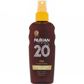 Nubian F20 vitamin E Olej na opalování 150 ml