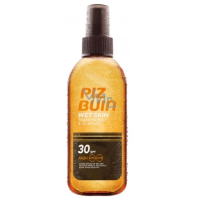 Piz Buin Wet Skin SPF30 transparentní sprej na opalování 150 ml