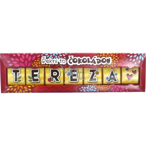 Nekupto Řekni to čokoládou Belgická čokoládová sada Tereza 7 x 5 g