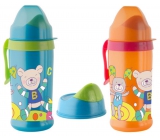 Rotho Babydesign Cool Friends 12+ měsíců nekapající láhev plastová - sosák s ventilkem 360 ml